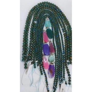 Apatit ( 4 mm - 6 mm ) Doğaltaş Boncuklar