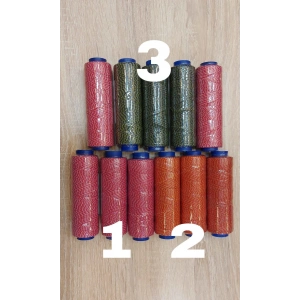 Çift Renkli Mumlu İpler , 1 metre, 1 mm