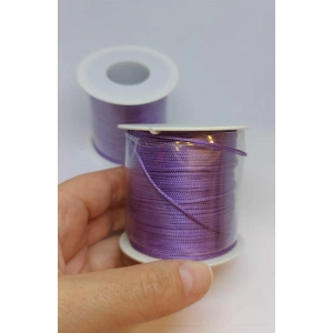 Mor Paraşüt İpleri, 1 mm ,  1 Metre
