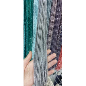 Janjanlı Açık Gri Kristaller , 4 mm