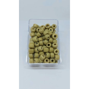 Kemik Rengi Kesme Kesme Cam Boncuklar, Bodrum Boncukları