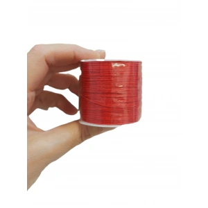 Kırmızı Paraşüt İpleri, 0.5 mm , 100 metre