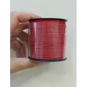 Mat Kırmızı Paraşüt İpleri, 1 mm , 100 metre, Türk Malı