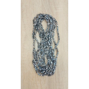 Küp Kristaller, Parlak Gümüş , 4 mm, Dizisi