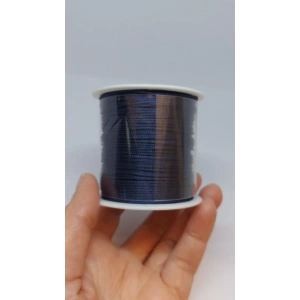 Lacivert Paraşüt İpleri, 1 mm , 1 Metre