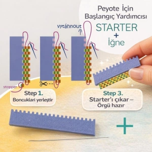 Peyotematik , İğnesi ile birlikte , Peyote başlangıcını örmek için