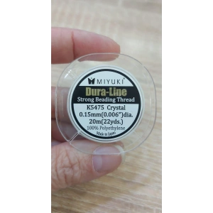 Miyuki Duraline Sağlam Boncuk İpi , 0,15 mm , 20 Metre
