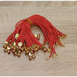 Nar Çiçeği Kırmızısı Koton İp Asansör Kapama