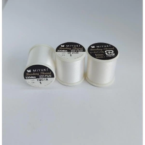 No : 1 Parlak Beyaz Orjinal Miyuki İpleri