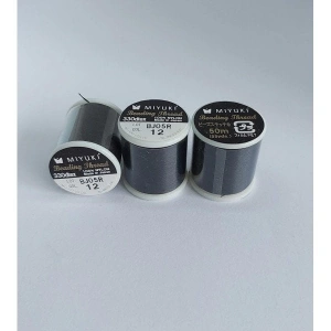 No : 12 Siyah Orjinal Miyuki İpleri