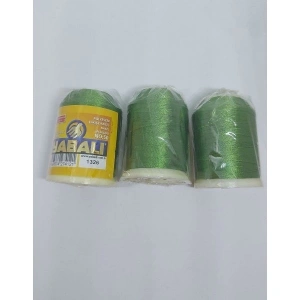 No : 1326 YABALI Yeşil Polyester Dikiş Dantel Nakış İpleri 20 gram