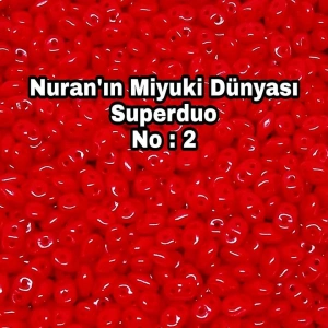 No : 15 , Kırmızı , Superduo