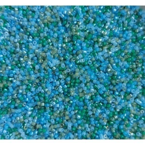 No: 233 Miyuki Delica 11/00 DB2067 | Karışık Açık Mavi ve Yeşil Tonları 3 gram