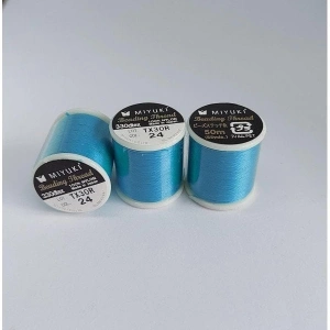 No : 24 Turkuaz Orjinal Miyuki İpleri