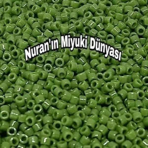 No: 262 Miyuki Delica 11/00 DB1135 | Parlak Haki Yeşil 3 gram