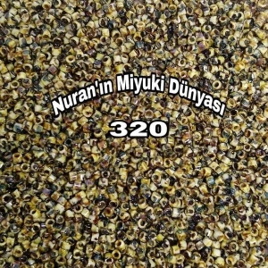 No: 320 Miyuki Delica 11/00 DB2267 | Picasso (Kırçıllı) Koyu Krem 3 gram