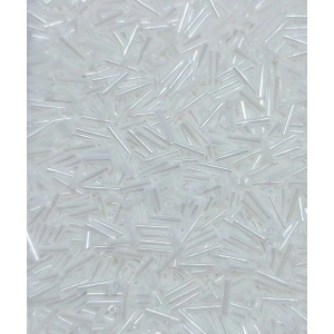 No : 5 Miyuki Boru Boncuk, Parlak Beyaz, SLB420, Slender Bugle