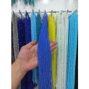 Opak Açık Menekşe Rengi Kristaller, 3 mm