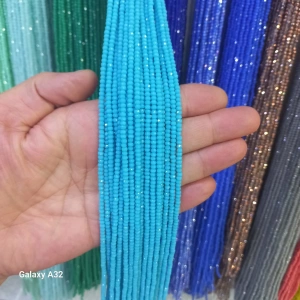 Opak Bebe Mavisi Kristaller, 2 mm