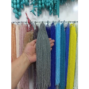 Opak Gri Kristaller, 3 mm