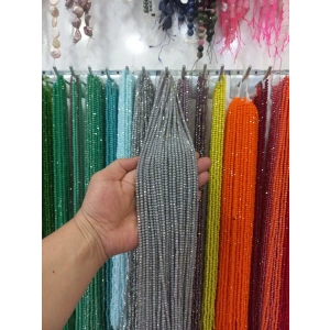 Opak Gri Kristaller , 4 mm