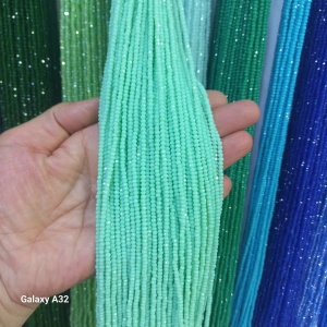 Opak Mint Yeşili Kristaller, 2 mm