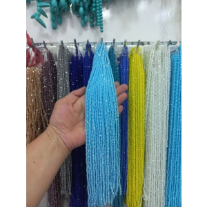 Parlak Bebe Mavi Kristaller, 3 mm