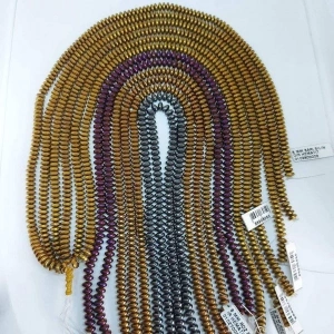 Rondela Hematitler 8 mm