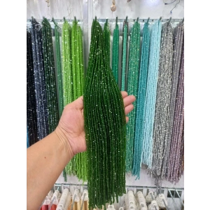 Şeffaf Zümrüt Yeşili Kristaller , 4 mm