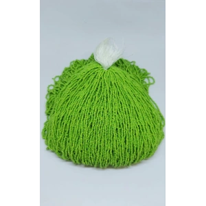 Yaprak Yeşili Kum Boncuk (12 dal),1 Dizi