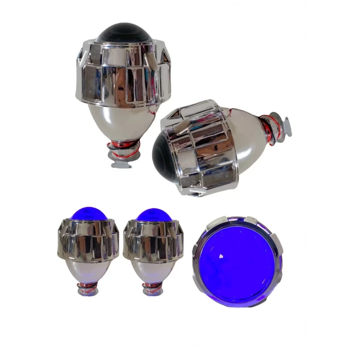 2.5 İNÇ DÜZ Bİ-XENON MERCEK MAVİ ŞEYTAN GÖZ