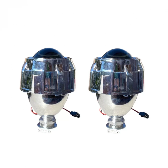 2.5 İNÇ DÜZ Bİ-XENON MERCEK RGB ŞEYTAN GÖZ