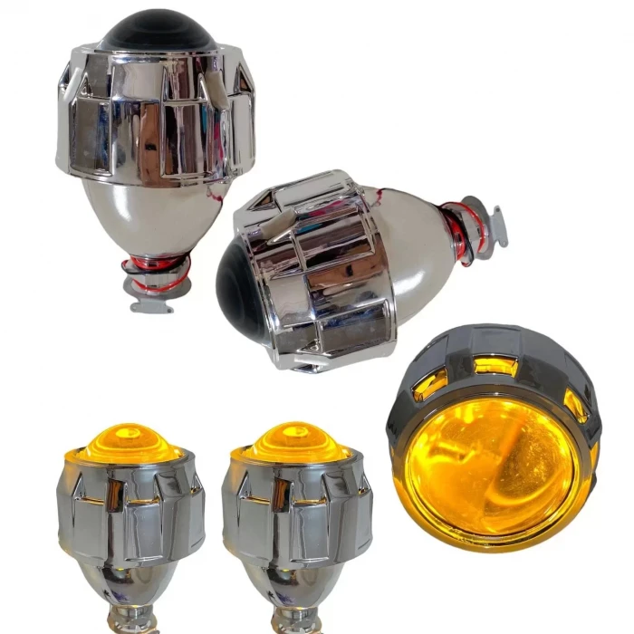 2.5 İNÇ DÜZ Bİ-XENON MERCEK TURUNCU ŞEYTAN GÖZ