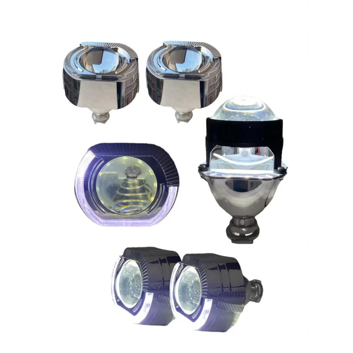 2.5 İNÇ J MODEL Bİ-XENON MERCEK BEYAZ ANGEL + BEYAZ ŞEYTAN GÖZ