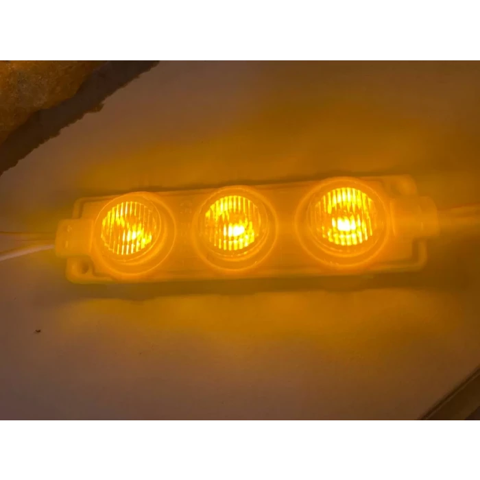 3 LEDLİ MODÜL LED AMBER TURUNCU 1 ADET