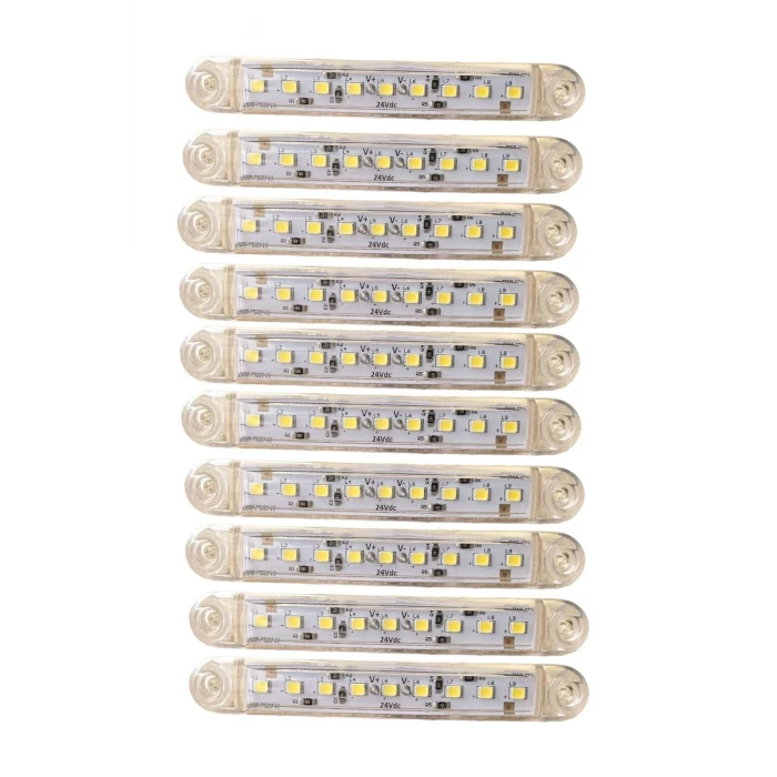 Uzaktan Kumandalı 9 Ledli 10 Adet Parmak Led Beyaz