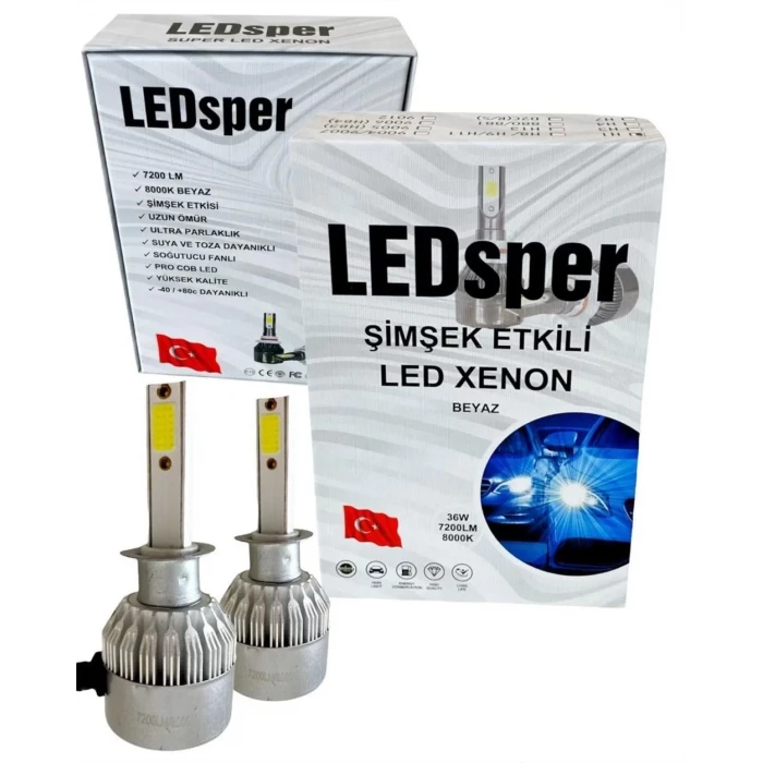 LEDSPER-7200-BEYAZ-H1-LED FAR AMPULÜ