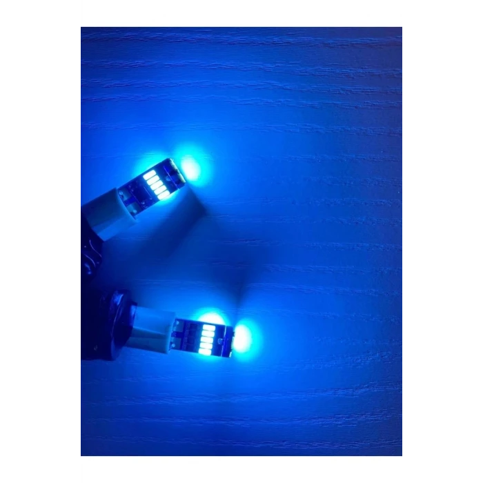 15 LEDLİ T10 BUZ MAVİ