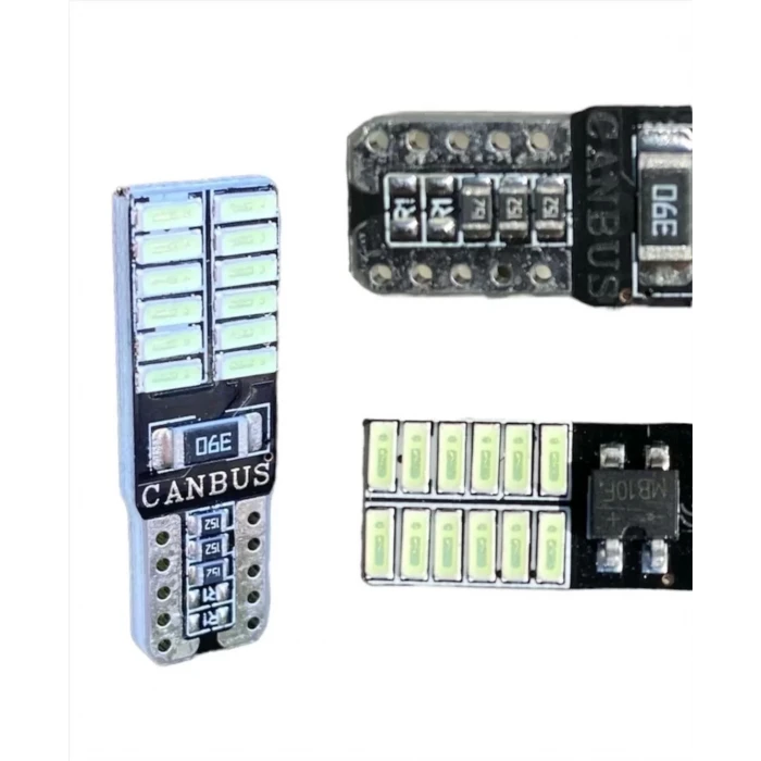 24 LEDLİ T10 BUZ MAVİ