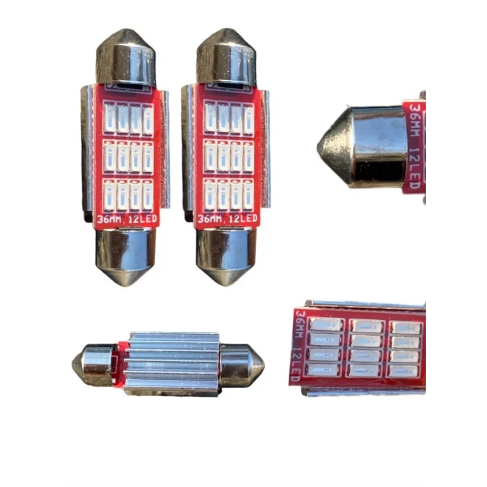 SOFİT 12 LED 36MM KIRMIZI