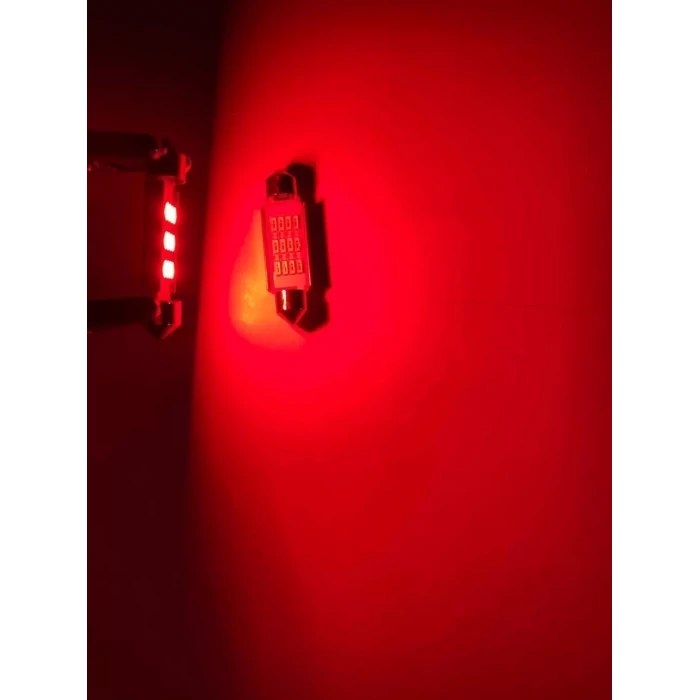SOFİT 12 LED 36MM KIRMIZI