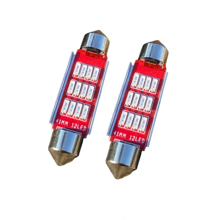 SOFİT 12 LED 41MM KIRMIZI