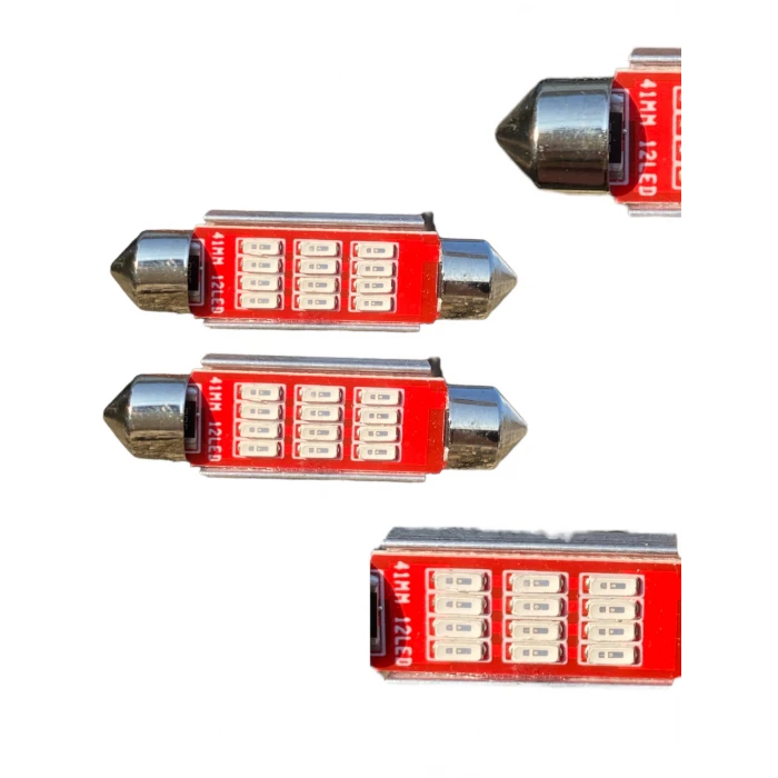SOFİT 12 LED 41MM KIRMIZI