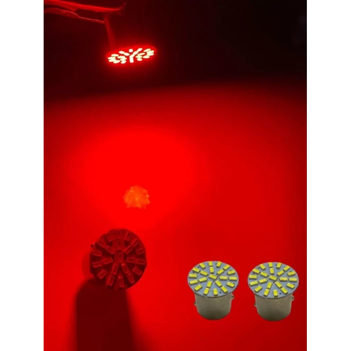 18 LED ÇİÇEK 93 TEK DUY KIRMIZI