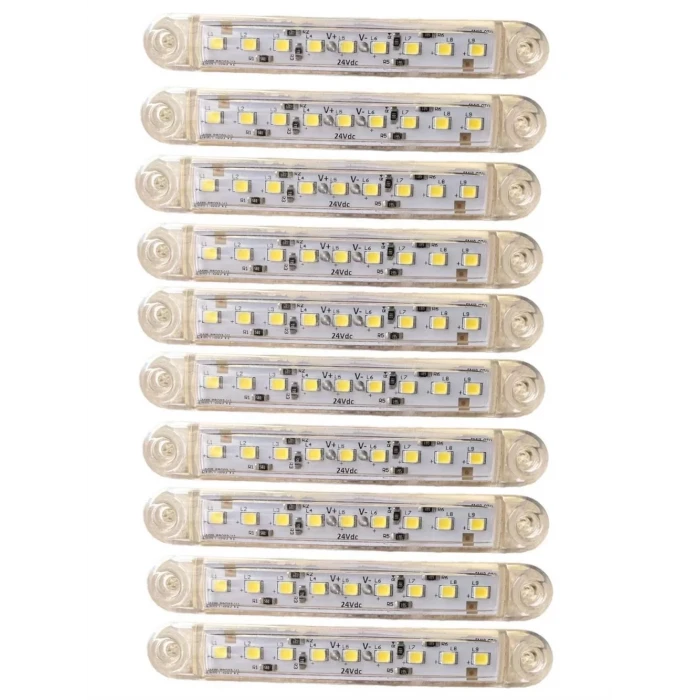 9 LEDLİ PARMAK LED BEYAZ 1 ADET