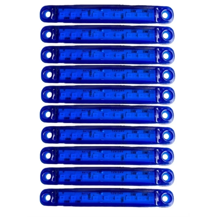 9 LEDLİ PARMAK LED MAVİ 1 ADET