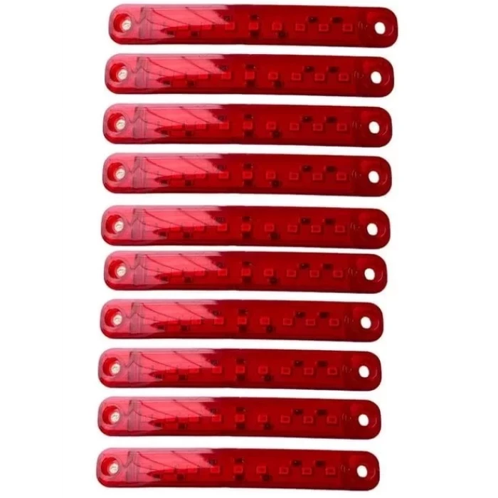 9 LEDLİ PARMAK LED KIRMIZI 1 ADET