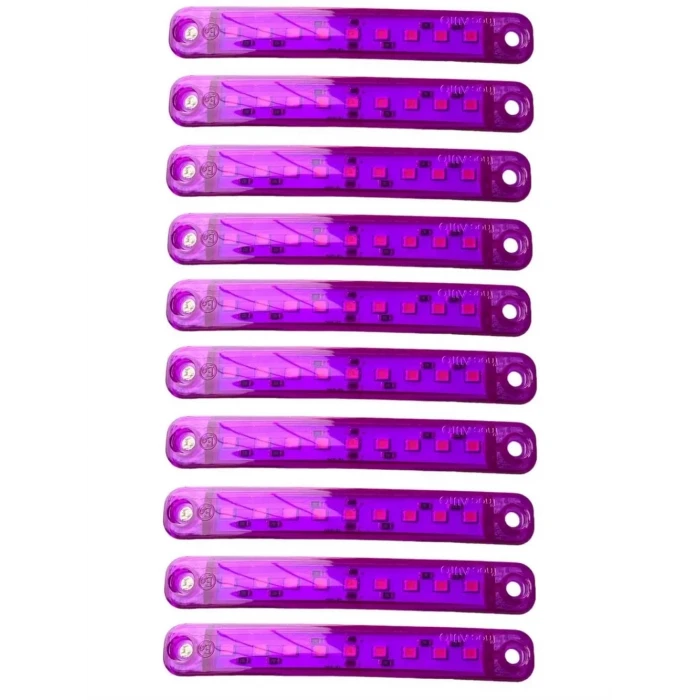 9 LEDLİ PARMAK LED MOR 1 ADET