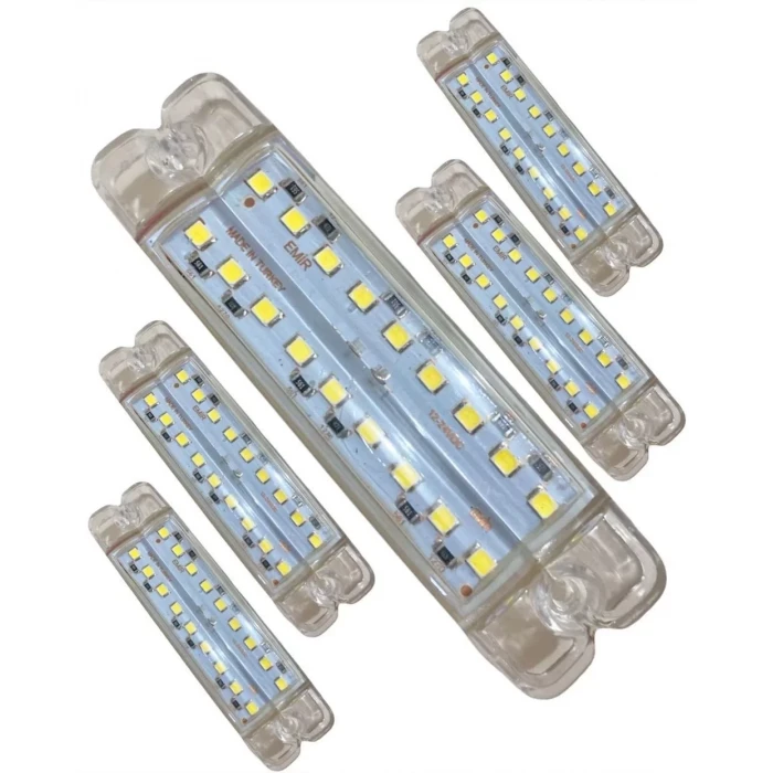 18 LEDLİ ÇİFT SIRA PARMAK LED BEYAZ 1 ADET