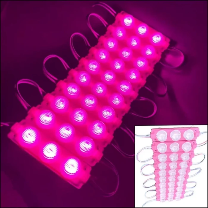 3 LEDLİ MODÜL LED PEMBE 1 ADET